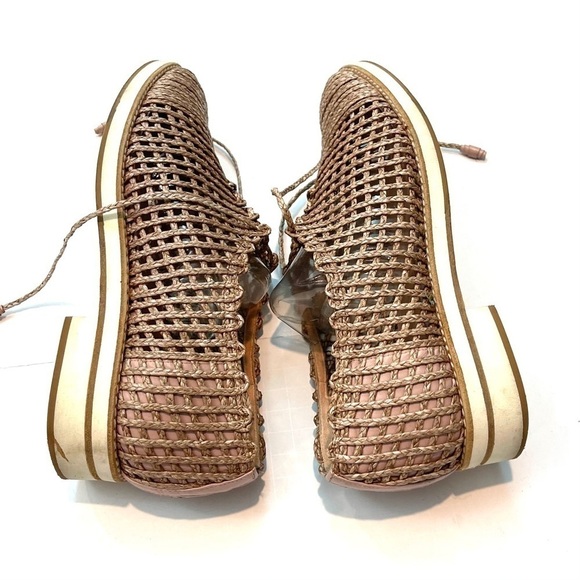 Stewart Weitzman Raffia Woven Loafer - Picture 7 of 11